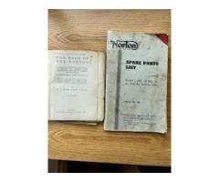 Norton Spare parts list and The book of the Norton