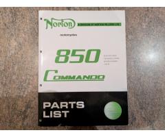 Norton 850 Commando Parts List 06.5034