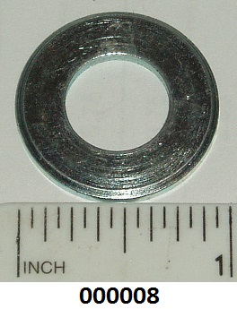 Plain washer : 1/2 inch inside diameter - 1 inch outside diameter