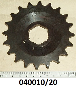 Gearbox axle sprocket : AMC type : 20 teeth 5/8 x 1/4 - Made in England