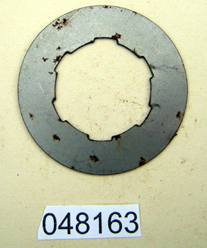 Gearbox sprocket nut tab washer - Late type gearbox