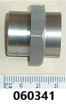 Nut : Fork stem adjusting : Pre 141783 Commandos - 28TPI : Stainless steel