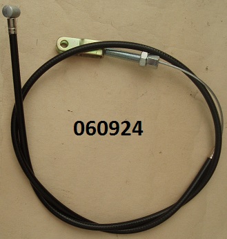 Brake cable : Front : No in line switch : 750 Commando - Twin leading shoe brake : Outer 32 inch long