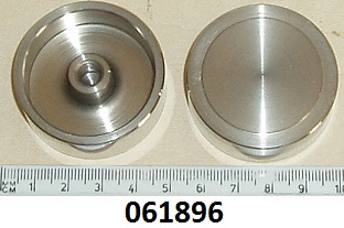 Caliper piston : Original Norton Lockheed calipers - 1 pair : Stainless steel : Modified for easy removal