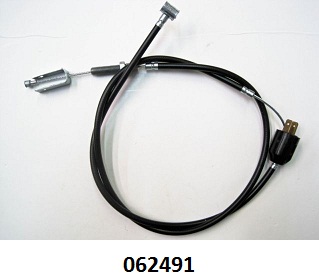 Brake cable : Front : With in line switch - Twin leading shoe brake : 750 Commando