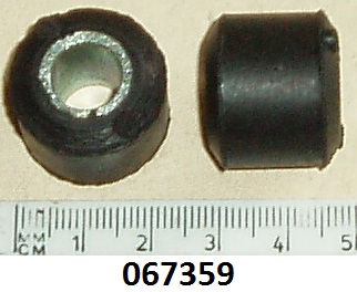 Bush : Rear suspension unit : 0.750 inch long : Pair - 3/8 inch diameter internal : 0.865 inch external diameter