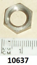 Nut : Cylinder head : Rear  - 3/8 x 26TPI : 0.187 inch thick
