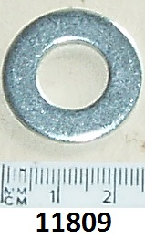Washer : Thick :1/2 inch internal diameter : Plated - Various positions