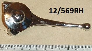 Magneto lever : 7/8 inch diameter handlebars - Doherty  : Long lever type : Right hand