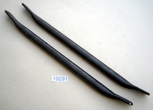 Mudguard stay : Front : Pair : 302mm long : Mild steel - Undrilled : Can be shortened to make 19292 stay