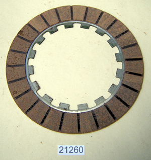 Clutch plate : Friction : Half bonded - Post 1959 : Surflex