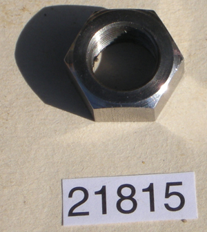 Wheel nut : Plain : Rear - Lock nut 9/16 inch BSCY : Stainless steel