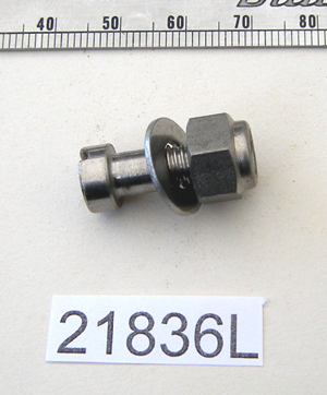 Handlebar lever pivot bolt and nut : Cheese head screw - Stainless steel