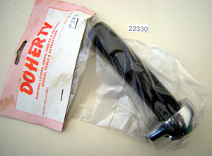 Twist grip assembly : Genuine Doherty : No71 - Plastic barrel : Less rubber : Needs cable stop CX61