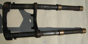 Fork crown top plate and stanchions - Jubilee only later type