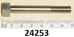 Cylinder head bolt : 5/16in diameter : Outer  - 750cc pre engine 122436 : Stainless steel