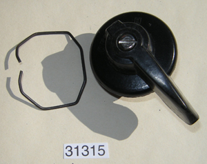 Headlight switch : Long knob : Lucas replica U39 - Includes retaining clip