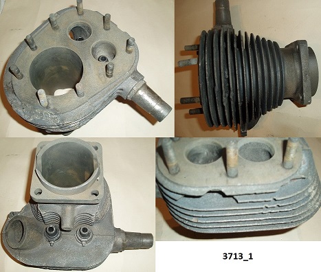 Barrel : 16H  Exposed valve spring type : + 20 bore good - Some fins been repaired : 3 fins minor damage : Inc inlet stub