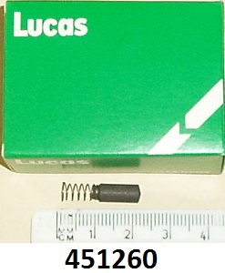 Brush : Pick up : Lucas K2F & MO1L magnetos - Genuine Lucas