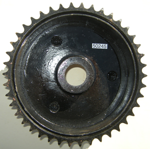 Wheel sprocket/brake drum : Rear : 5/8 x 3/8  42T - All Featherbed model 1964 on : Made in England