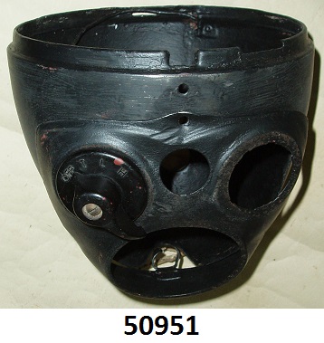 Headlight shell : Separate panel type - Includes panel and light switch : Missing captive nuts