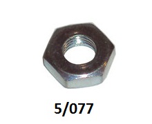 Lock nut : Cable adjuster - Amal carburettors : For cable adjuster 4/035