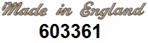 Decal : 'Made in England' - Classic script