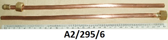 Oil pipes : Feed and return : Pair : Pre 1948 Singles - Copper : Cut and bend to suit