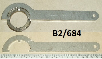 Spanner : Locking ring for fork seal and bush : 1 ONLY - Long Roadholder forks : Stainless steel