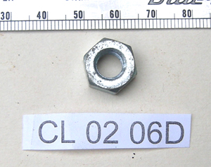 Nut : Plain : 5/16 inch BSCY - Plated