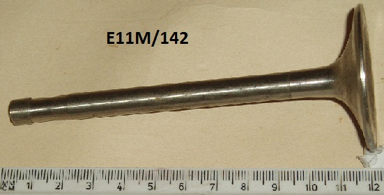 Inlet valve : 500 Manx : NOS shop soiled - 1.481inch dia head : 11/32 inch dia stem : 4.65 inch long