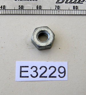 Nut : 1/4in BSCY x 26 t.p.i. - Lightweight gearbox inner cover stud