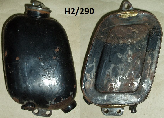 Oil tank : Including original Castrol winged cap - Mounting brackets have been repaired