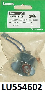 Bulb holder : Pre focus type : PFB - Genuine Lucas