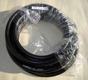 Oil or fuel pipe black : Per foot : Codan Ethanol proof - 5/16 inch internal diameter : Ethanol proof