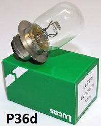 Bulb : Headlight : 6V 30/24W pre-focus type - Genuine Lucas