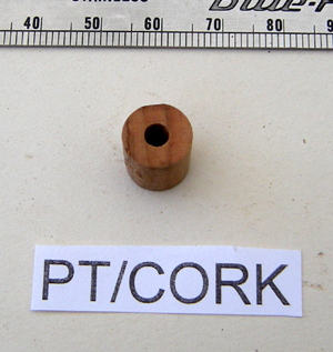 Petrol tap cork - Plunger barrel type