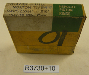 Piston rings : Engine set : 66mm + 0.010 inch - 500cc & Electra