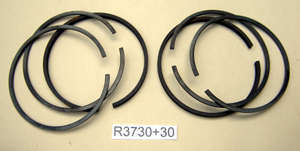 Piston rings : Engine set : 66mm + 0.030 inch - 500cc & Electra