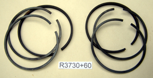Piston rings : Engine set : 66mm + 0.060 inch - 500cc & Electra
