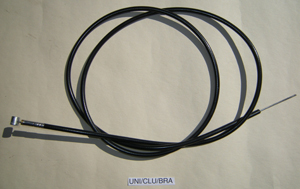 Clutch and brake cable : Universal : 60 inch long  - No adjusters included : Make up type 
