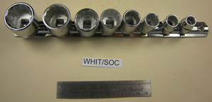 Sockets : Whitworth/BSF - 3/8 inch drive : Fits recessed cylinder head nuts