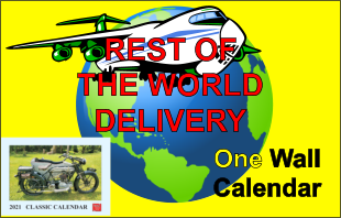 NOC 2021 Wall Calendar - Single Pack - For delivery to addresses outside UK & Europe