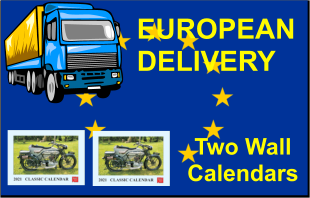 NOC 2021 Wall Calendar - (Pack of 2) Delivery to Europe
