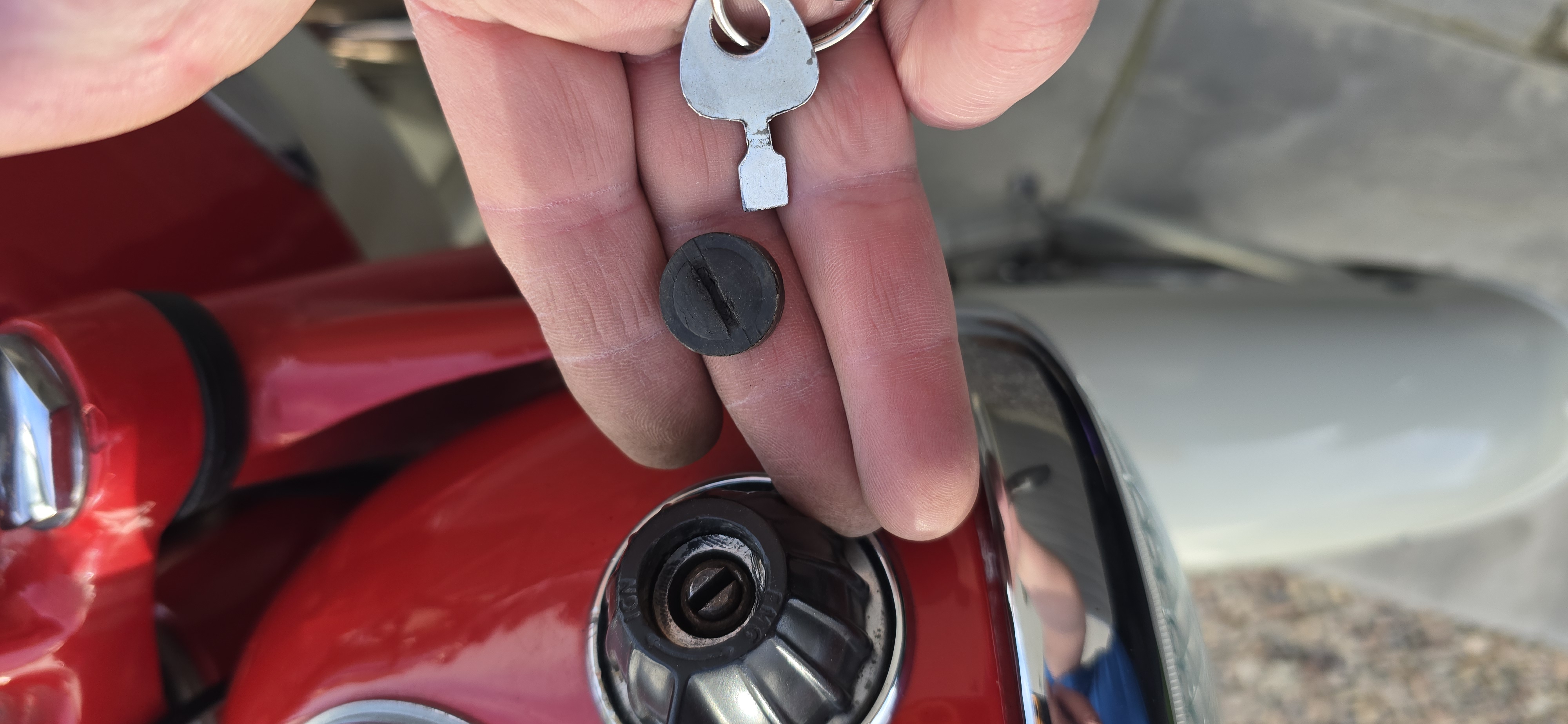 Ignition switch seal