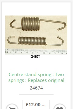 NOC Spares C Stand spring 24674