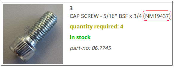 cap screw