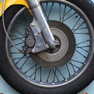 Front wheel offside