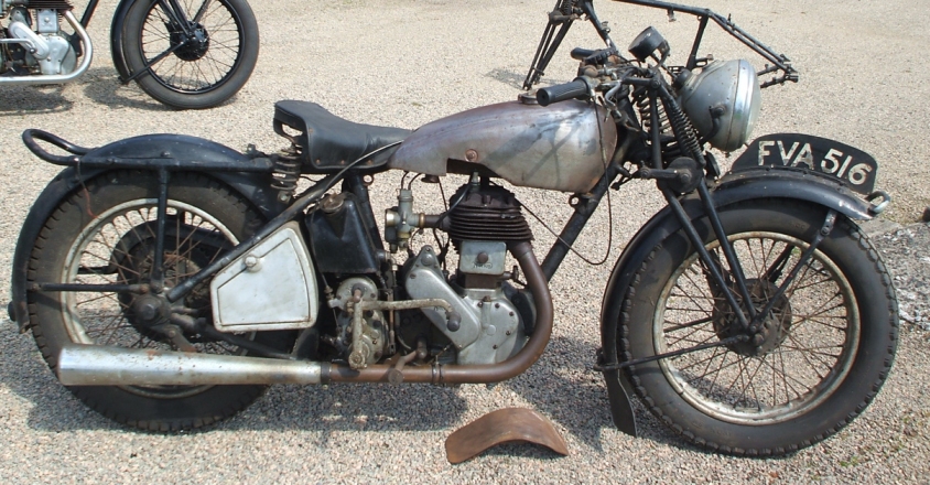 Norton petrol tank