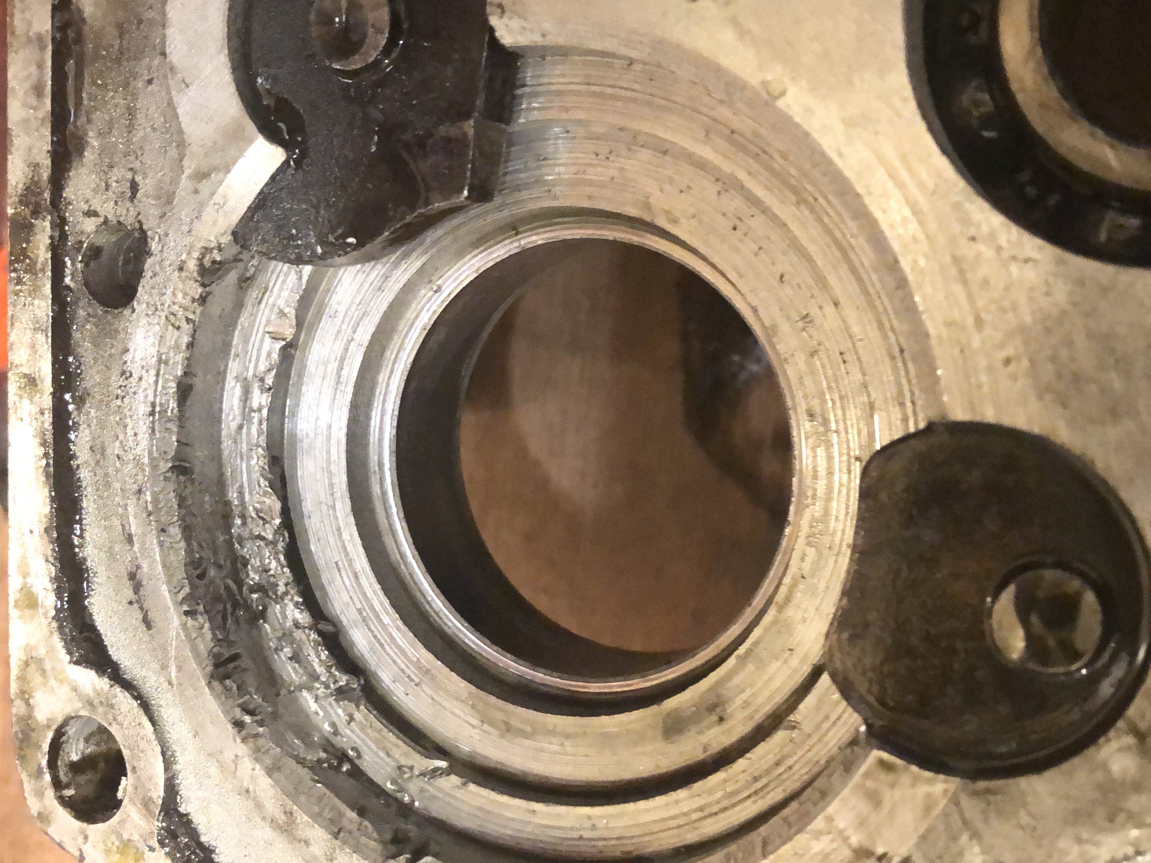 Inside inner gearbox cover